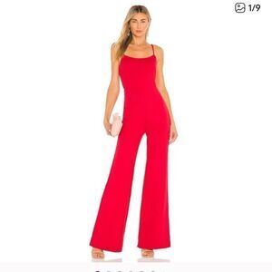 Lovers + Friends | Lavinia jumpsuit in cherry red